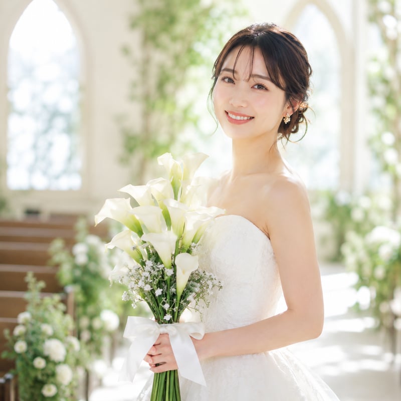 かすみ草　ブーケ　ブートニア　ウェディングブーケ　前撮り ウェディングブーケ 生花 かすみ草ブーケ【ブートニア、髪飾り付き