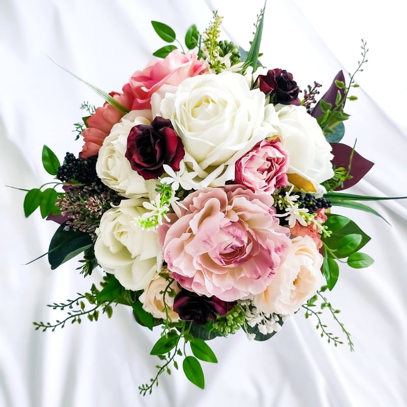 ブーケ ブートニア　ピンク系・ホワイト系 ブーケ ブートニアピンク系・ホワイト系