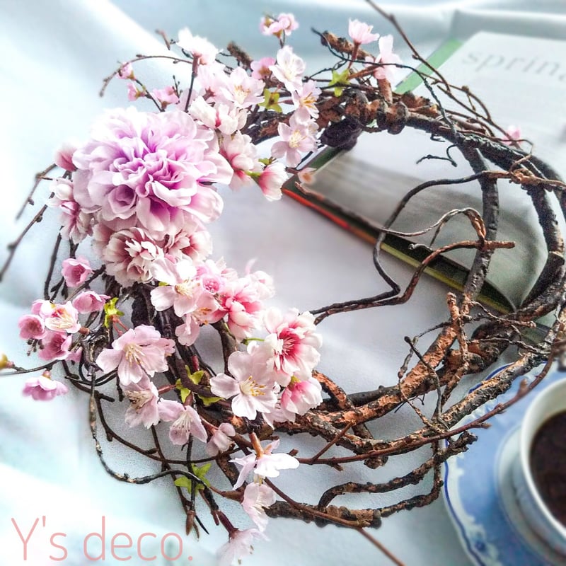 SAKURA】桜のリース | Y's deco.