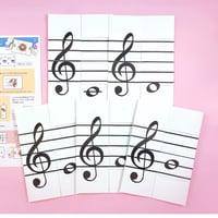お得などれみフレンズ「魔法のおんぷ」ト音記号ヘ音記号セット（ト音記号ラシド入り）