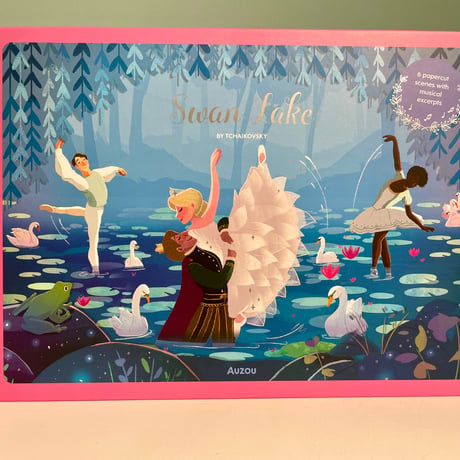 飛び出す音楽絵本「Swan Lake」英語版 【日本語訳付き】