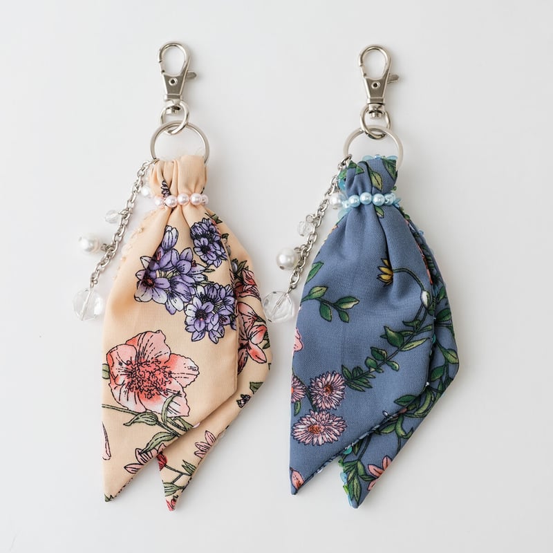 スカーフキーホルダーキット | チリア ビーズ刺繍レッスン