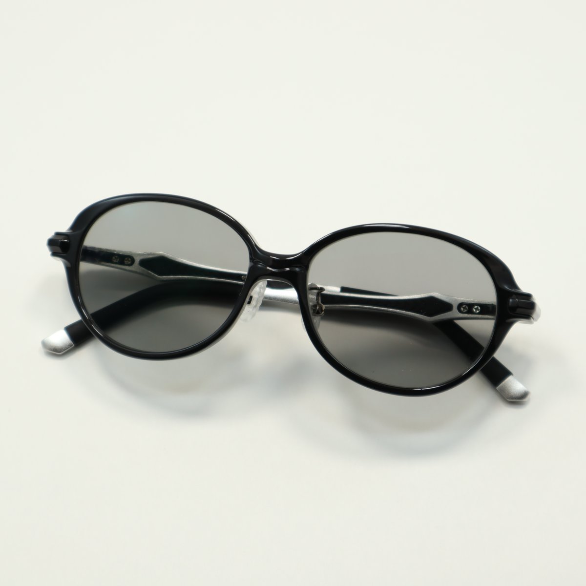 Zeque by ZEAL OPTICS (ゼクーバイジールオプティクス) Belle (ベル) /BLACK/SILVER / TRUVIEW /  F-2084