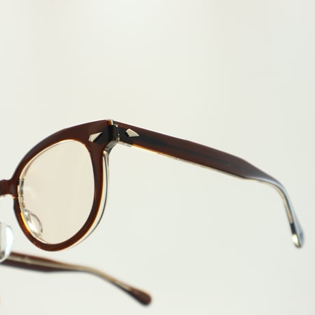 TART OPTICAL ARNEL タートオプティカル アーネル JD-55 / 008 ブラウンクリア *46サイズ LIMITED EDITION
