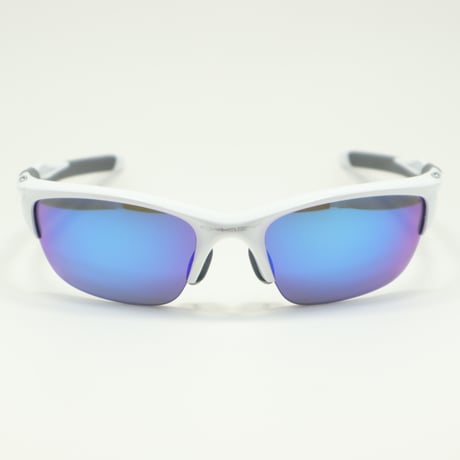 OAKLEY (オークリー) HALF JACKET 2.0  (ハーフジャケット2.0) White / Prizm sapphire アジアンフィット  *OO9153-30
