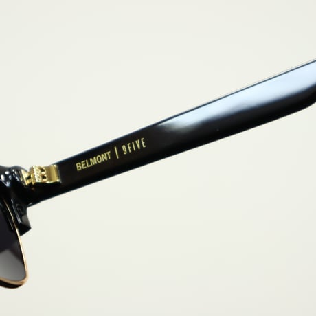 9five ナインファイブ BELMONT ベルモント Black ブラック 24K GOLD Sunglasses