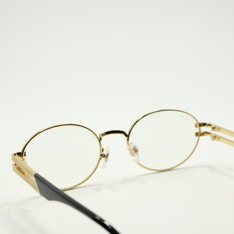 9five ナインファイブ LOTUS ロータスBlack & 24k Gold Sunglasses  ロータス / ブラック24Kゴールド / クリアレンズ / ナインファイブ