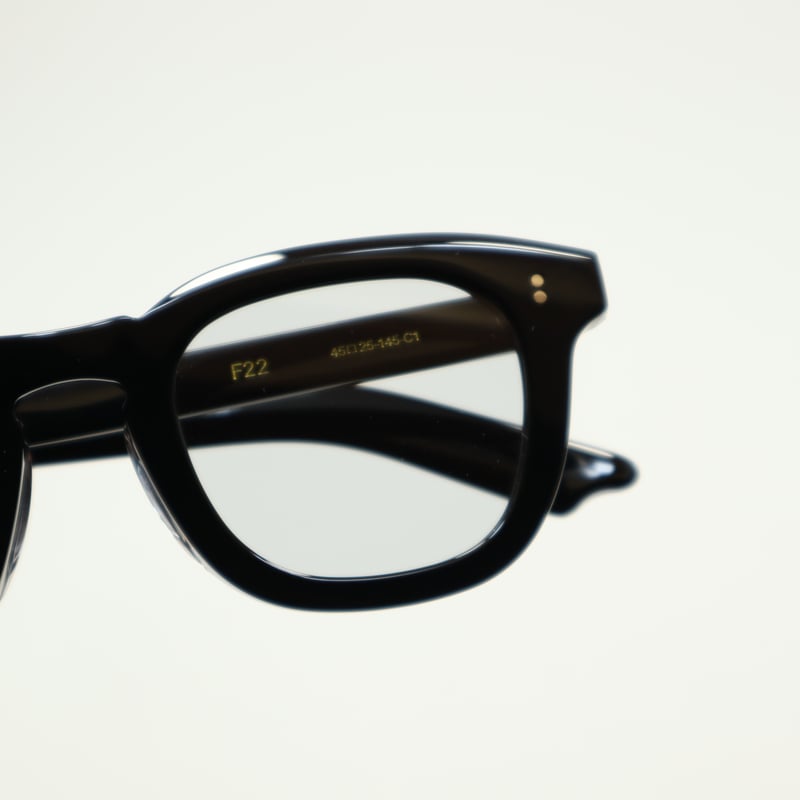 Few by NEW. フューバイニュー / F22 c-1 black | メガネのクギミヤ Few by NEW. フューバイニュー / F22 c-1 black | メガネのクギミヤ