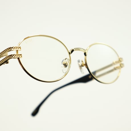 9five ナインファイブ LOTUS ロータスBlack & 24k Gold Sunglasses  ロータス / ブラック24Kゴールド / クリアレンズ / ナインファイブ