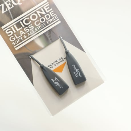 Zeque by ZEAL OPTICS(ゼクー バイ ジールオプティクス) Silicone Glasses Cord（シリコングラスコード）AS-066 DARK GRAY