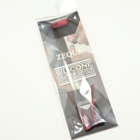 Zeque by ZEAL OPTICS(ゼクー バイ ジールオプティクス) Silicone Glasses Cord（シリコングラスコード）AS-064 RED & BLACK