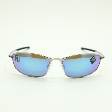 OAKLEY オークリー WHISKER ウィスカー SATIN CHROME / PRIZM SAPPHIRE IRIDIUM POLARIZED *OO4141-0460 （偏光レンズ仕様）