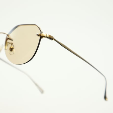NEW. ニュー / ROMERO'S ロメロズ c-2  shirring gold / brown