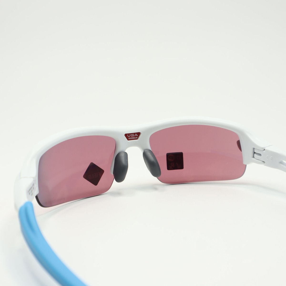 Oakley サングラス FLAK ホワイト/パープル Oakley サングラス FLAK