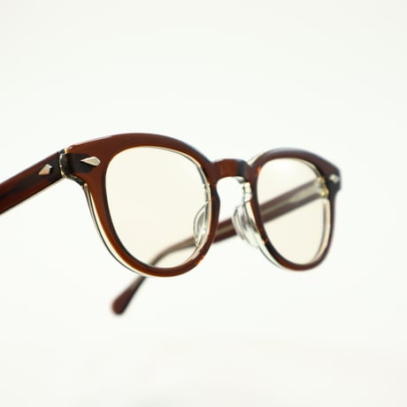 TART OPTICAL ARNEL タートオプティカル アーネル JD-55 / 008 ブラウンクリア *46サイズ LIMITED EDITION
