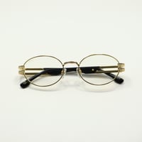 9five ナインファイブ LOTUS ロータスBlack & 24k Gold Sunglasses  ロータス / ブラック24Kゴールド / クリアレンズ / ナインファイブ