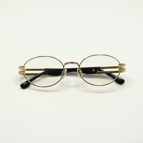 9five ナインファイブ LOTUS ロータスBlack & 24k Gold Sunglasses  ロータス / ブラック24Kゴールド / クリアレンズ / ナインファイブ