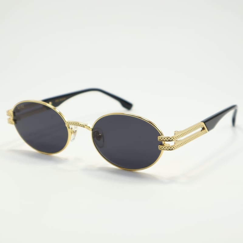 9five ナインファイブ LOTUS ロータスBlack & 24k Gold Sungla