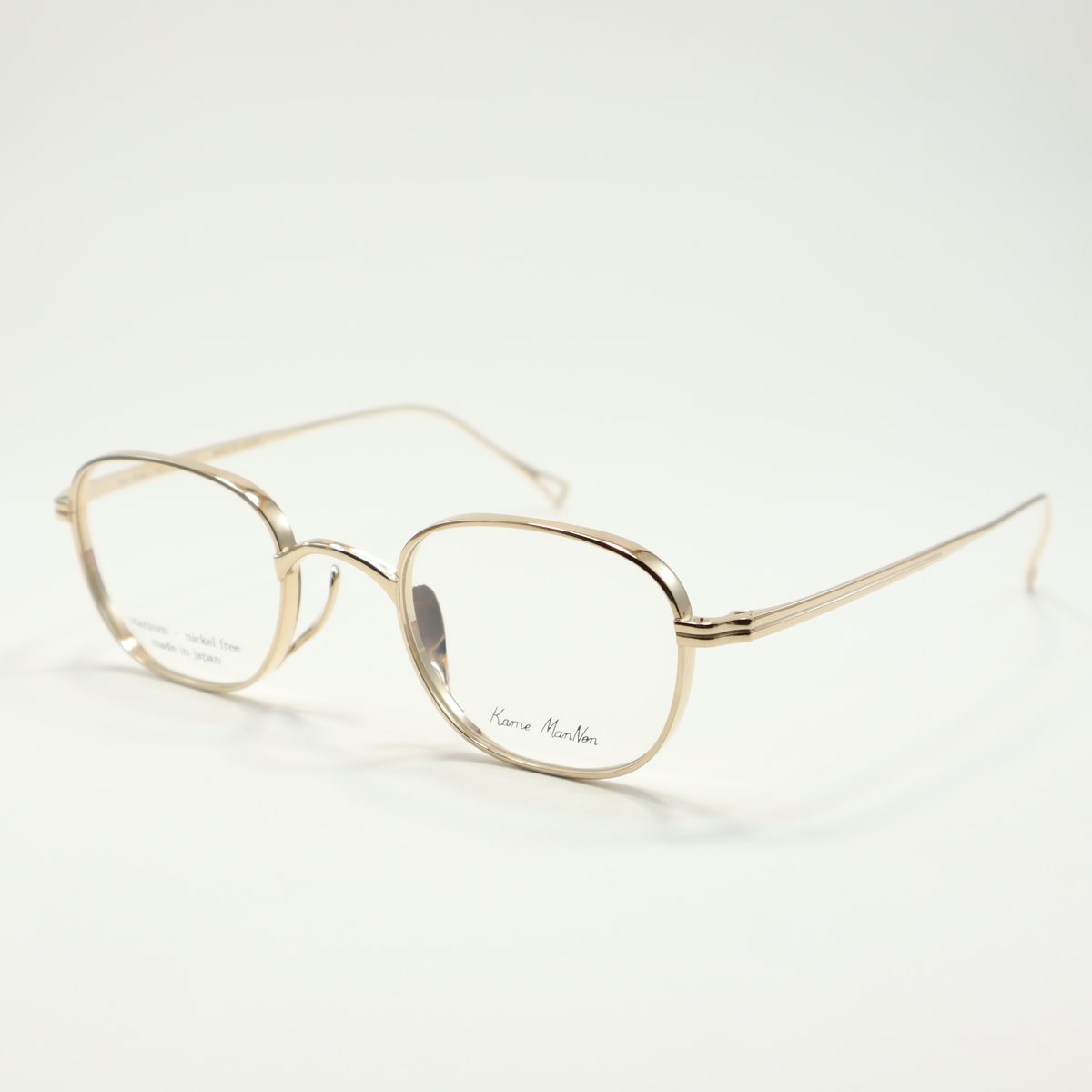 KameManNen カメマンネン KMN-114 col.GD | メガネのクギミヤ 
