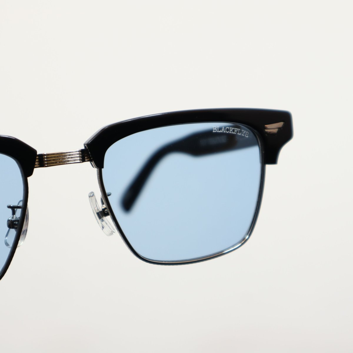 レア！Black Flys オプティカル　BFOP-34 ハーフリム　サーモント レア！Black Flys オプティカル BFOP-34 ハーフリム サーモント