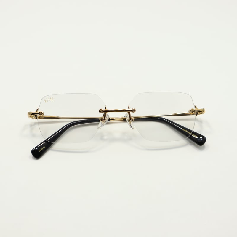 9five ナインファイブ CLARITY LITE 24k Gold Clear Lens  9FIVE