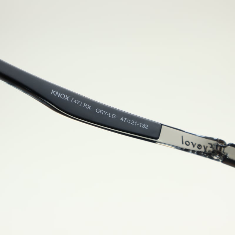 Eyevol アイヴォル KNOX (47) RX ノックスRX / GRY-LG | メガネ