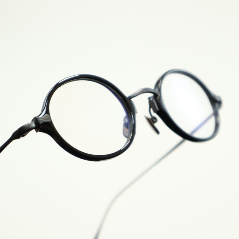 KameManNen カメマンネン　KMN-99 MBK マットブラック　丸眼鏡 KameManNen カメマンネン / KMN 113 / MBK マットブラック / メガネ