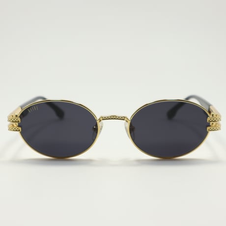 9five ナインファイブ LOTUS ロータスBlack & 24k Gold Sunglasses 　ロータス / ブラック24Kゴールド / サングラス / ナインファイブ