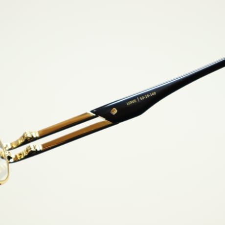 9five ナインファイブ LOTUS ロータスBlack & 24k Gold Sunglasses  ロータス / ブラック24Kゴールド / クリアレンズ / ナインファイブ