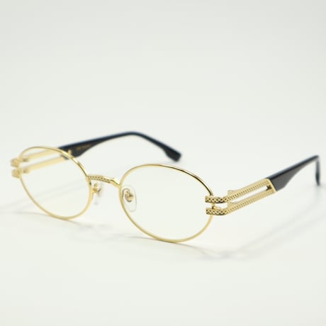 9five ナインファイブ LOTUS ロータスBlack & 24k Gold Sunglasses  ロータス / ブラック24Kゴールド / クリアレンズ / ナインファイブ
