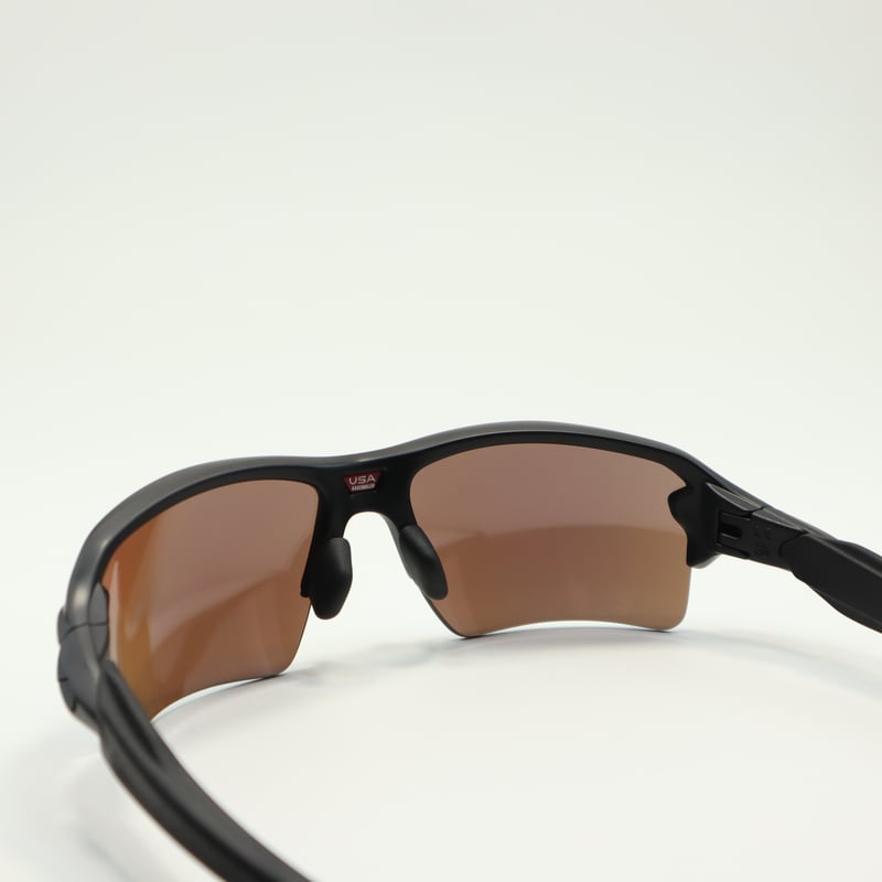 Oakley Dual Lens FLAK2.0 サングラス ブラック/オレンジ FLAK2