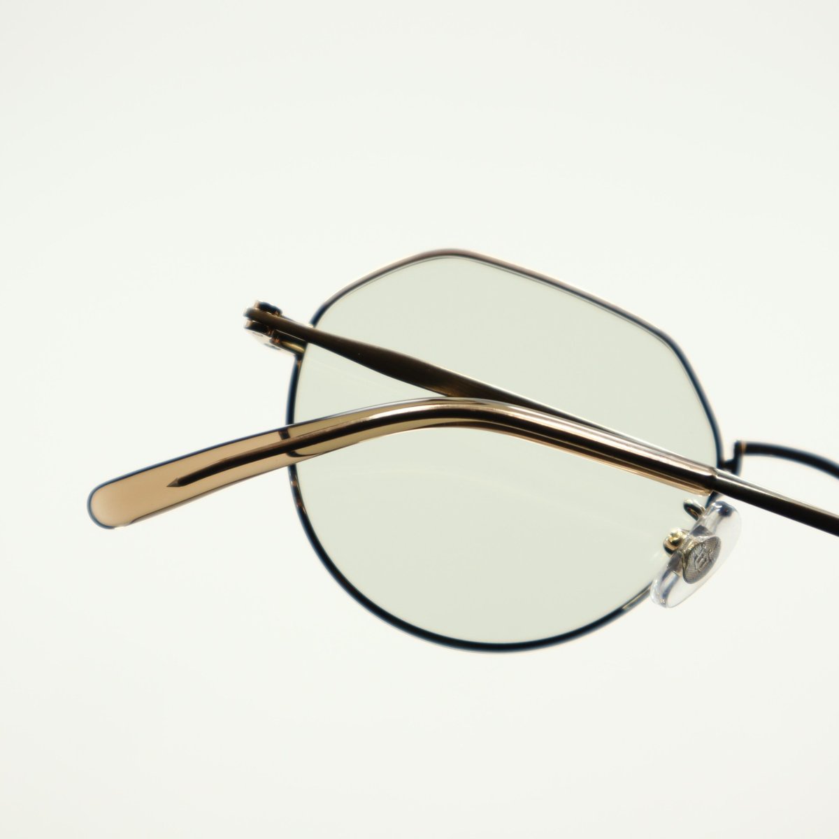 NEW. ニュー /MAYA マヤ c-2 shirring gold | メガネのクギミヤ NEW. ニュー /MAYA マヤ c-2 shirring gold | メガネのクギミヤ