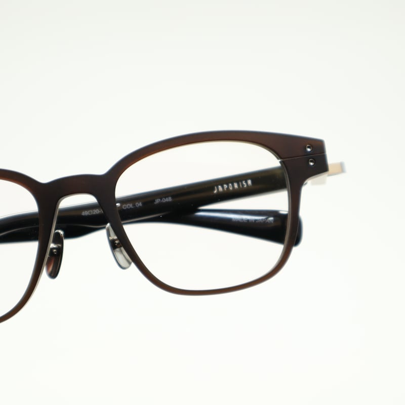 JAPONISM ジャポニスム / JP-048 col.04 Mat Brown | メガネ