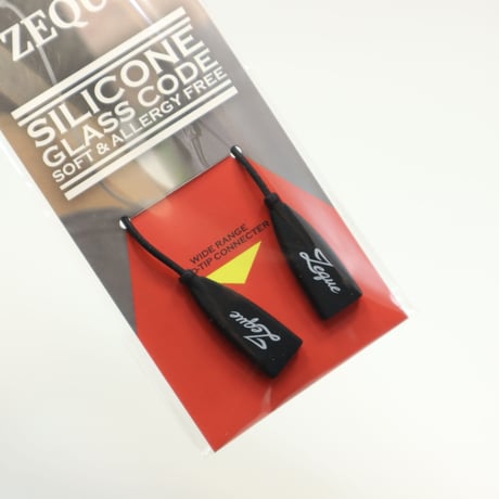 Zeque by ZEAL OPTICS(ゼクー バイ ジールオプティクス) Silicone Glasses Cord（シリコングラスコード）AS-065 BLACK