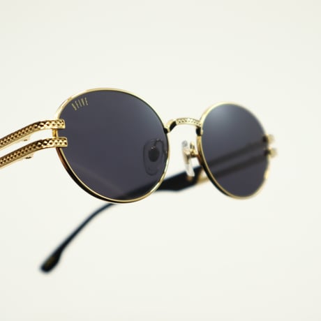 9five ナインファイブ LOTUS ロータスBlack & 24k Gold Sunglasses 　ロータス / ブラック24Kゴールド / サングラス / ナインファイブ