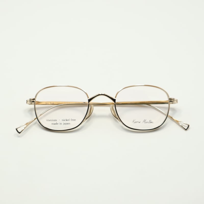 KameManNen カメマンネン KMN-114 col.GD | メガネのクギミヤ 