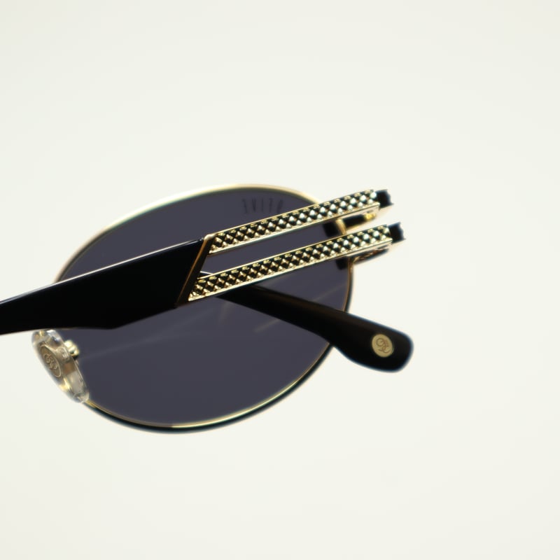 9five ナインファイブ LOTUS ロータスBlack & 24k Gold Sungla