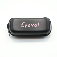 Eyevol アイヴォル ZIP SOFT CASE PINK LOGO サングラスケース