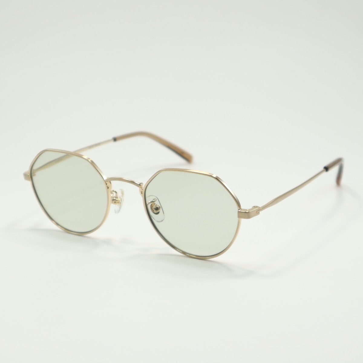NEW. ニュー /MAYA マヤ c-2 shirring gold | メガネのクギミヤ NEW. ニュー /MAYA マヤ c-2 shirring gold | メガネのクギミヤ