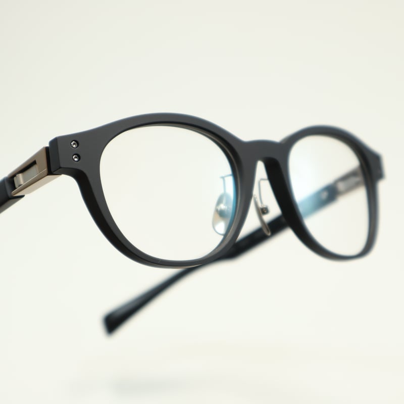 JAPONISM ジャポニスム / JP-052 col.01 Mat Black | メガネ