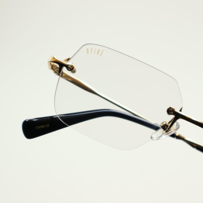 9five ナインファイブ CLARITY LITE 24k Gold Clear Lens
