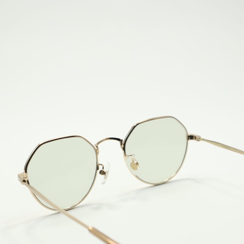 New eyewear Maya Shirring gold 新品 NEW. ニュー /MAYA マヤ c-2 shirring gold | メガネのクギミヤ
