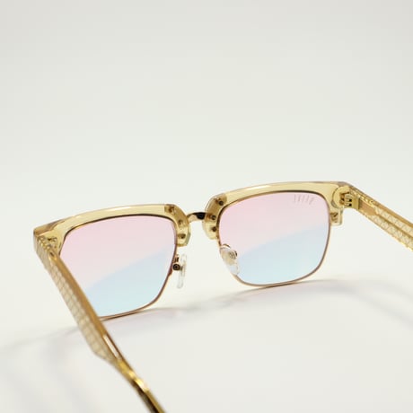 9five ナインファイブ BELMONT ベルモント Gold Scale & 24K Gold Reflective Sunglasses