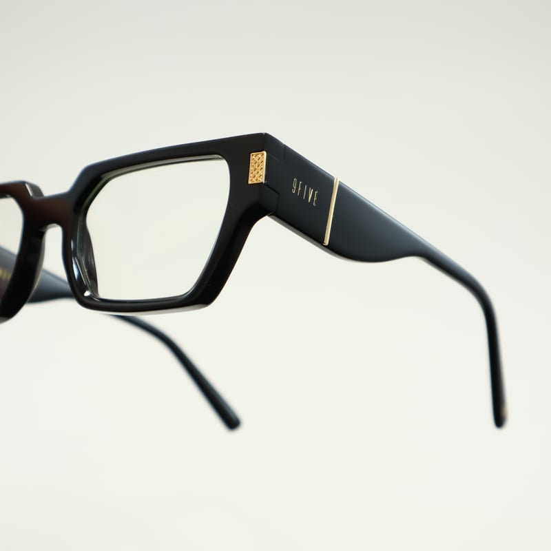 9five ナインファイブ LOCKS ロックス Black & 24k Gold Clear