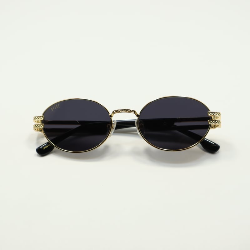 9five ナインファイブ LOTUS ロータスBlack & 24k Gold Sungla
