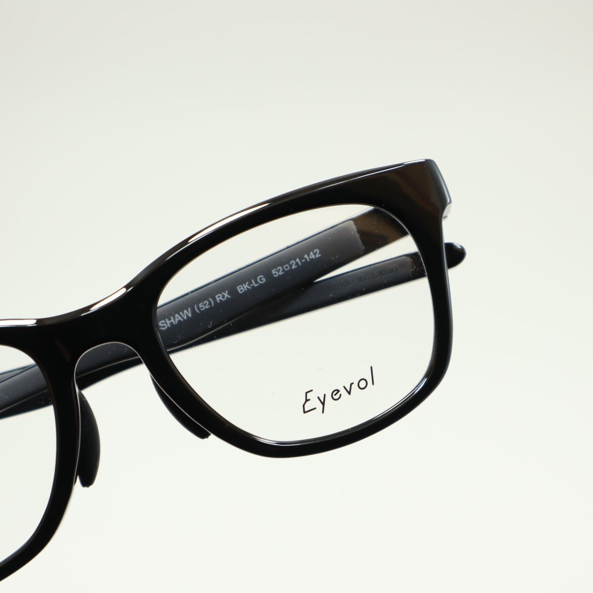 Eyevol アイヴォル SHAW (52) RX ショーRX / BK-LG | メガネのクギミヤ