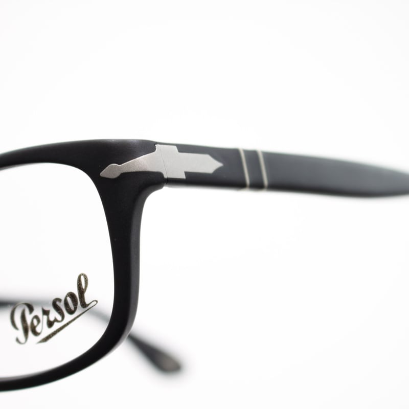 正規品 PERSOL ペルソール メガネ シルバーカラー ブラック A26 正規品 PERSOL ペルソール メガネ シルバーカラー ブラック A26