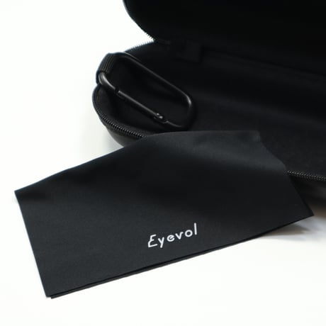 Eyevol アイヴォル ZIP SOFT CASE WHITE LOGO サングラスケース