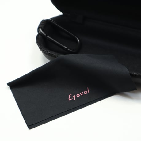 Eyevol アイヴォル ZIP SOFT CASE PINK LOGO サングラスケース