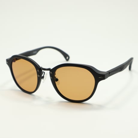 Zeque by ZEAL OPTICS (ゼクーバイジールオプティクス) Julia (ジュリア) / MATTE BLACK / LUSTER ORANGE / F2141